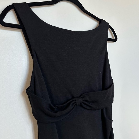 Diane Von Furstenberg Vintage Boyet Dress in Black 100% Wool - Picture 2 of 10